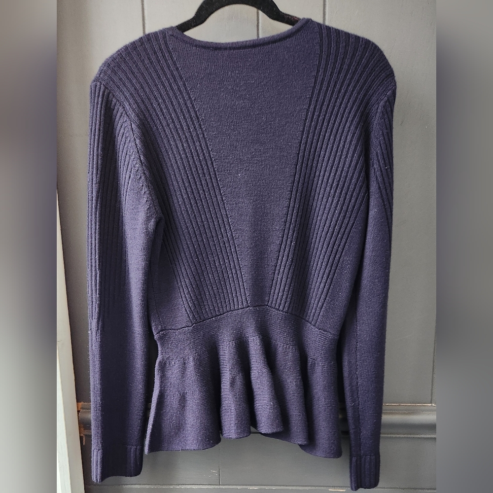 Magaschoni Wool Ribbed Sweater - Picture 6 of 8